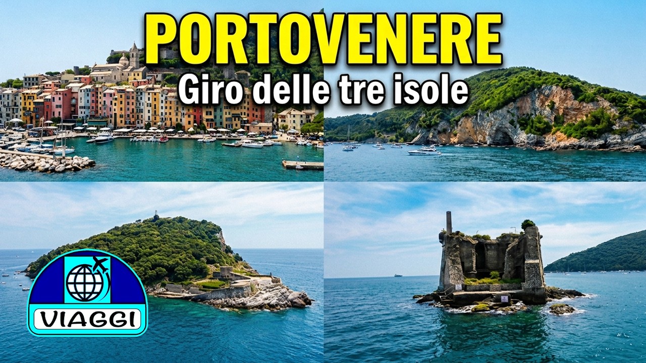 PORTOVENERE: Giro delle isole di Palmaria - Tino - Tinetto - di Sergio Colombini (video 4K)