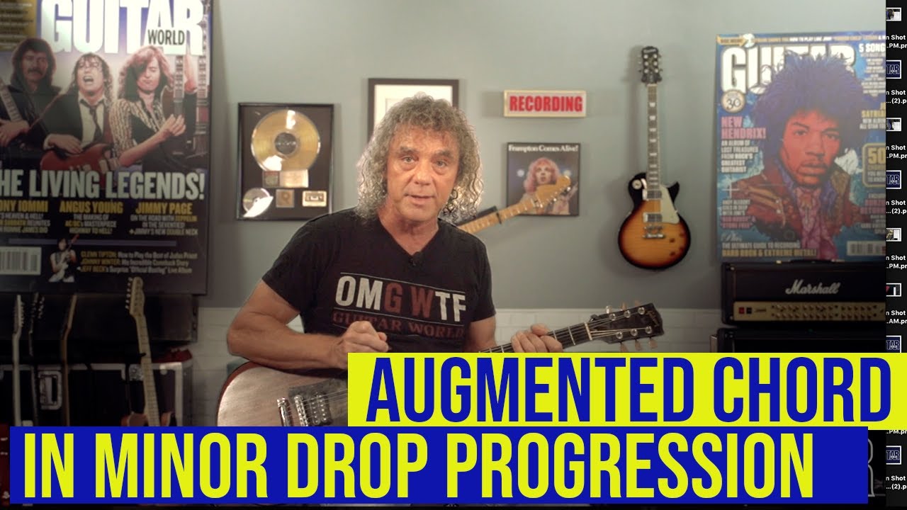 String Theory - Using an Augmented Chord in a Minor Drop Progression