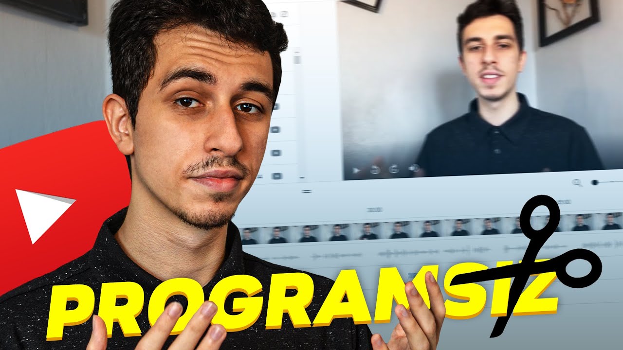 PROGRAMSIZ VİDEO MONTAJI NASIL YAPILIR? - Youtube Video Editor