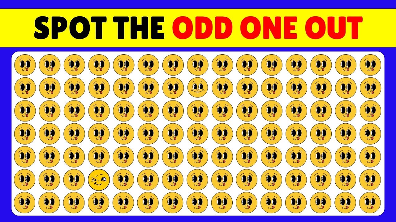 Odd One Out Challenge 🧐 | Find the Odd Emoji Out 🤔 | Easy, Medium & Hard Levels | Quiz Box