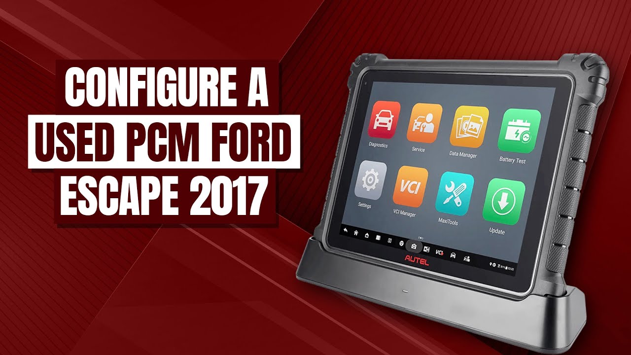 Как настроить бывший в употреблении блок управления двигателем (PCM) на Ford Escape 2017 года с п...