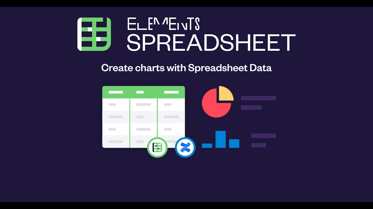 How to use Confluence charts with Spreadsheet data | Elements Spreadsheet