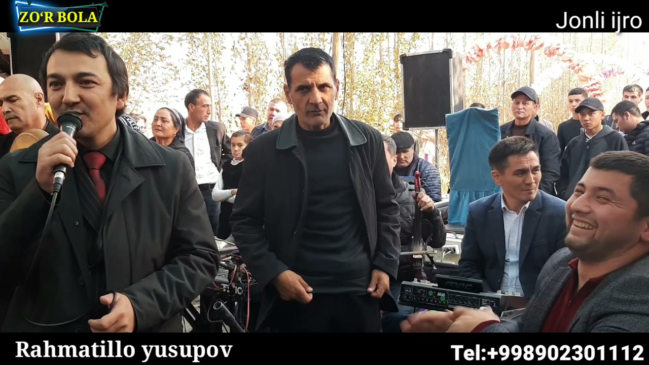 Rahmatillo Yusupov bag‘dodda to‘yda jonli ijro 