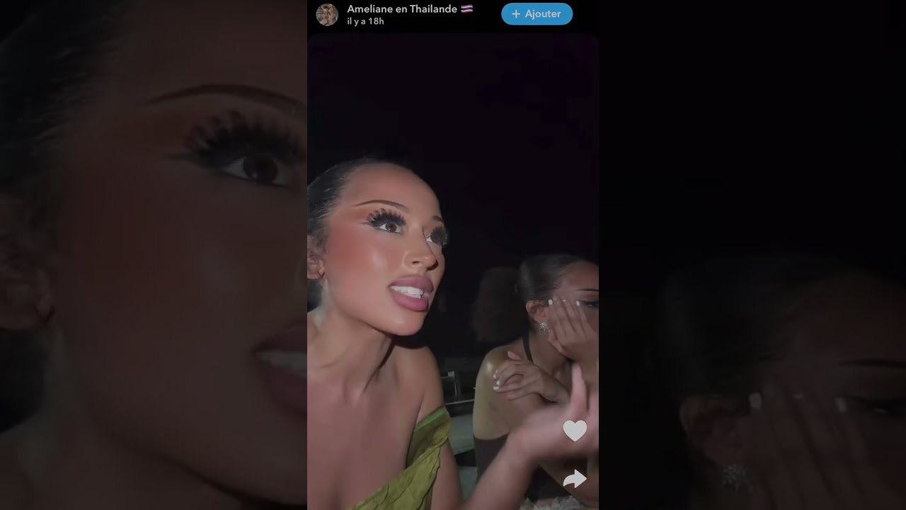 Elle explique c’est quoi qui passe hier avec les filles 