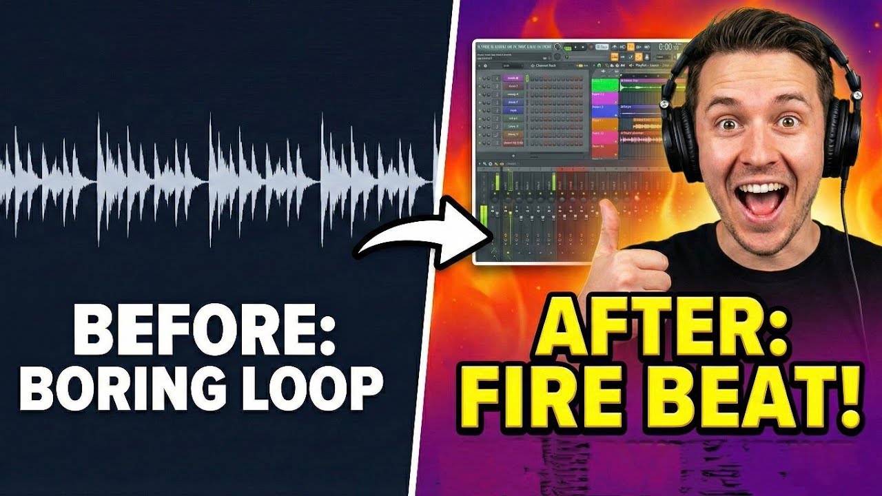 Let's Make a Beat From Loops | FL Studio Tutorial Begginers