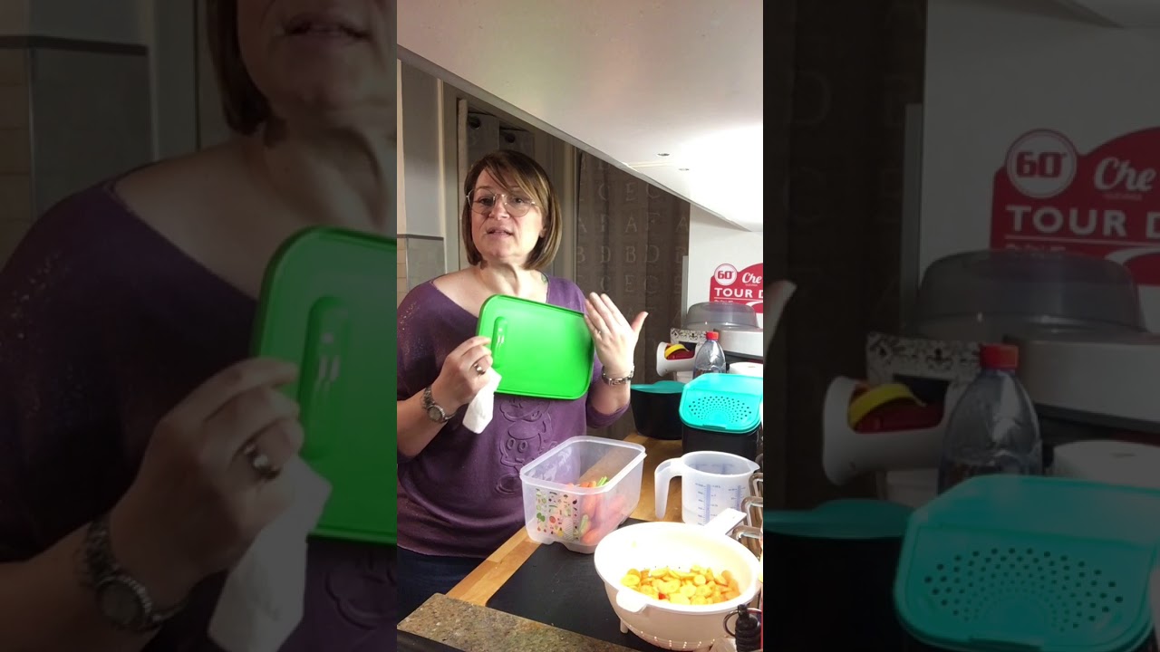Carottes et Pomme de terre cuites avec la Micro Minute by Tupperware