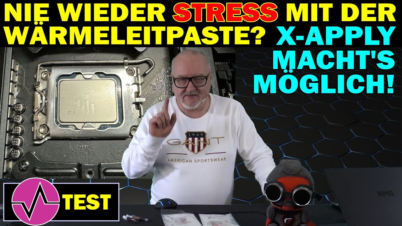 Nie wieder Stress mit der Wärmeleitpaste! Dank X-Apply immer die richtige Menge & perfekte Abdeckung