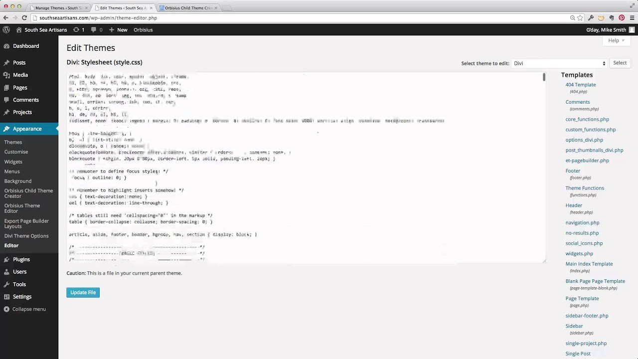 divi child 02 why use child theme