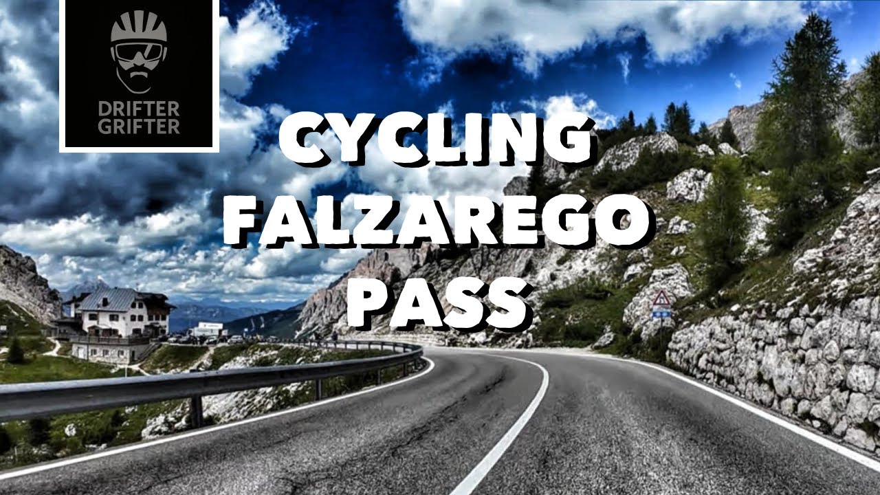Cycling Falzarego Pass