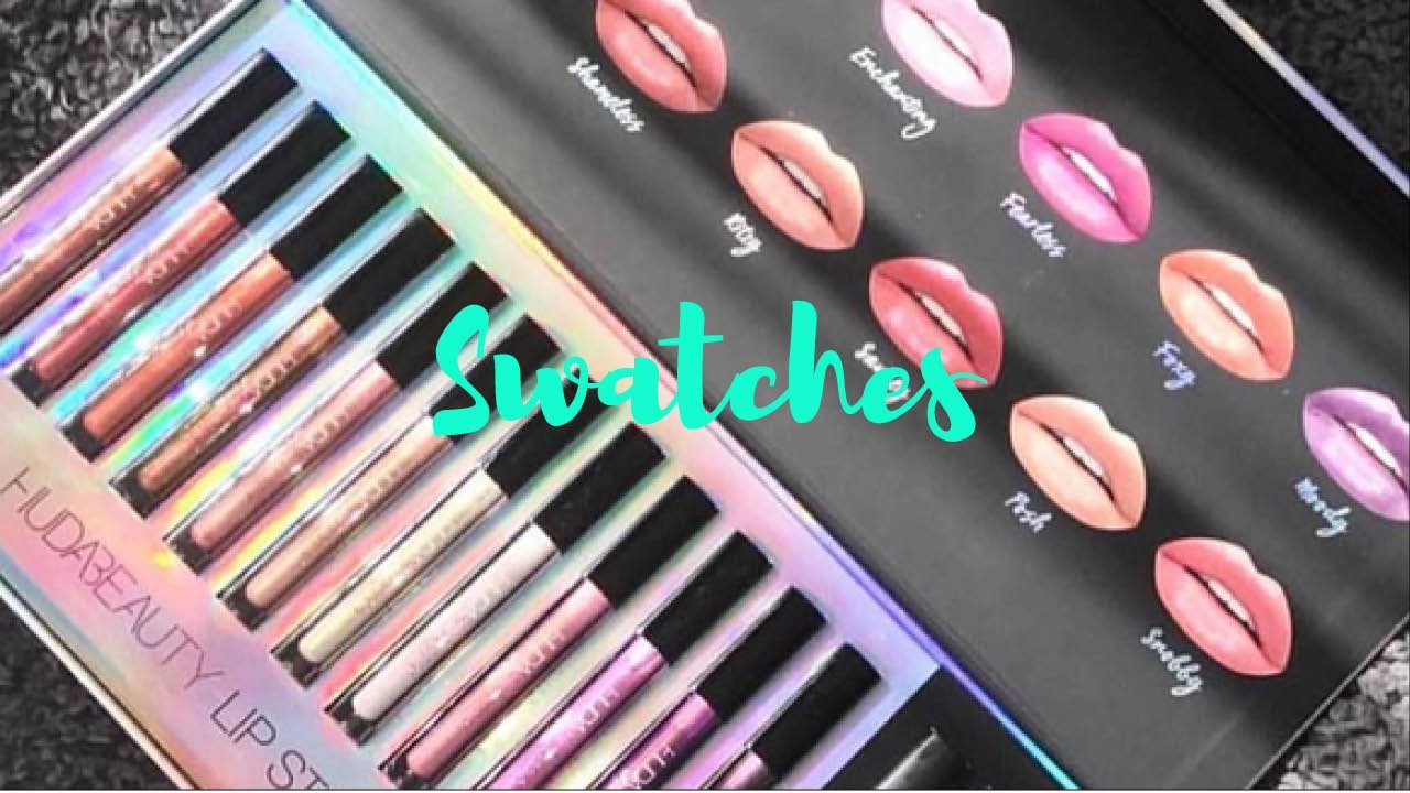 SWATCHES: Huda Beauty Lip Strobe
