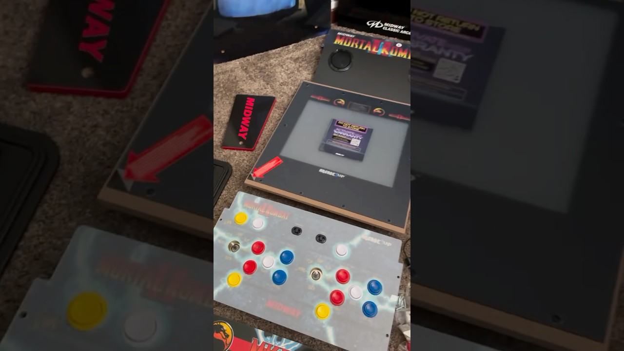 MORTAL KOMBAT 🎶🩸#retrogaming #arcade1up #gaming #mancave #mortalkombat