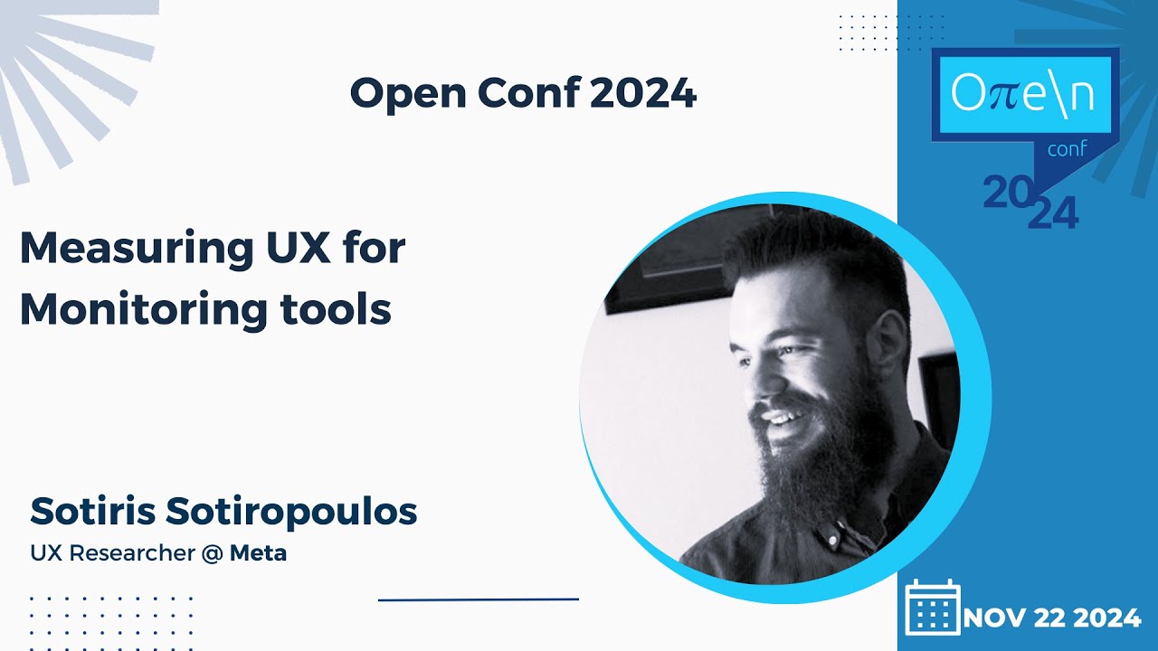Sotiris Sotiropoulos - Measuring UX for Monitoring tools