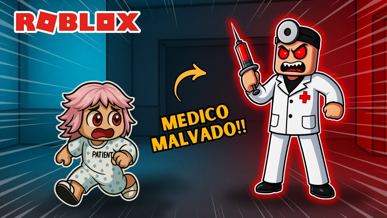 ROBLOX: ESCAPEI do HOSPITAL ASSUSTADOR! 🏥👻 | Escape The Hospital Obby