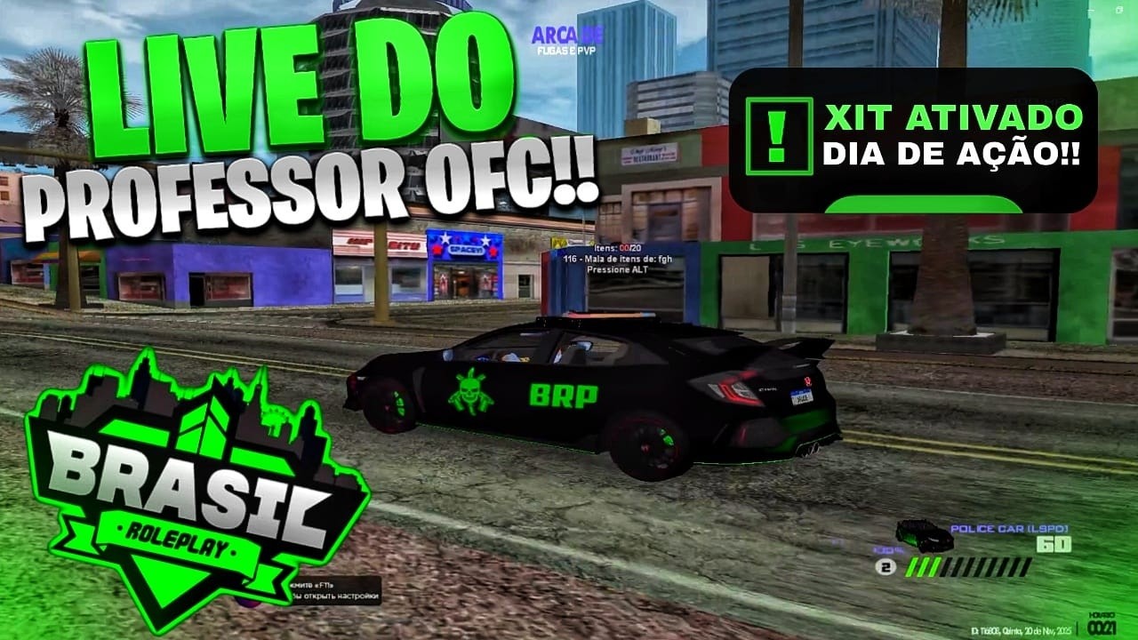 🚨 ( LIVE ON 🔴 BORA DE AÇÃO NO BRP 🔴 OS OFICIAIS 🔴