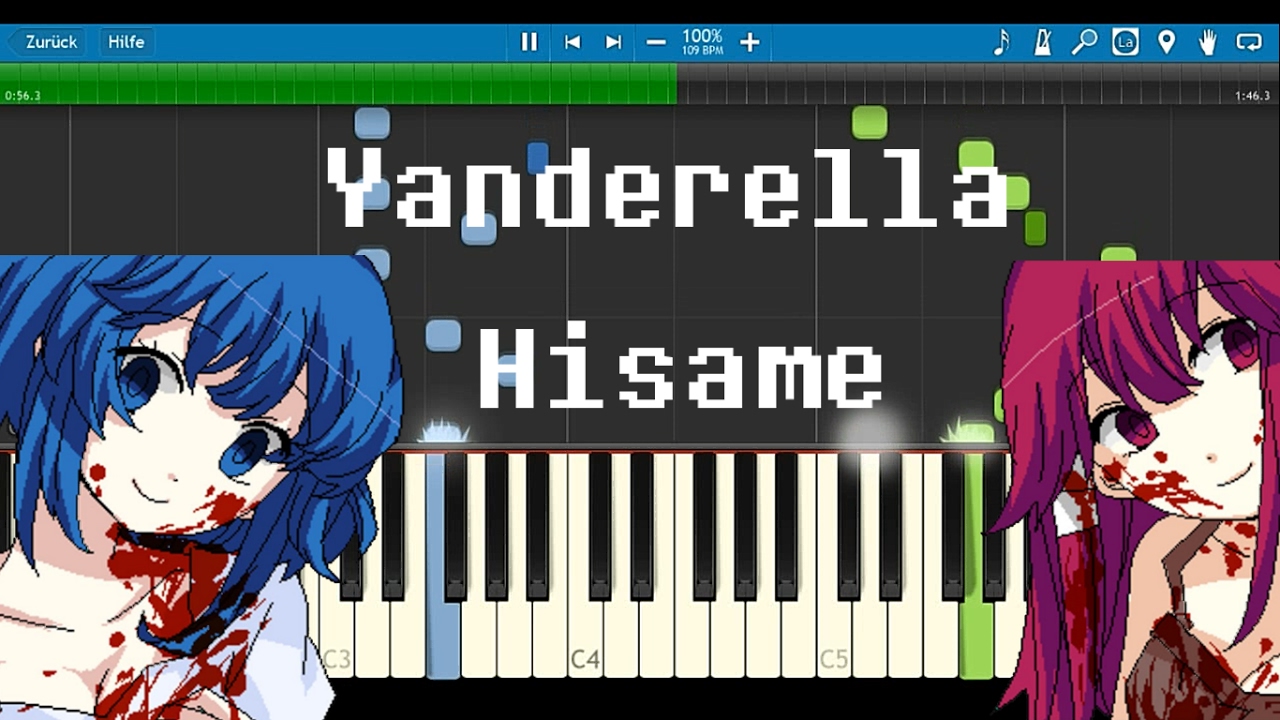 Yanderella/Nightmare of the Snow - Hisame (Synthesia/Piano)