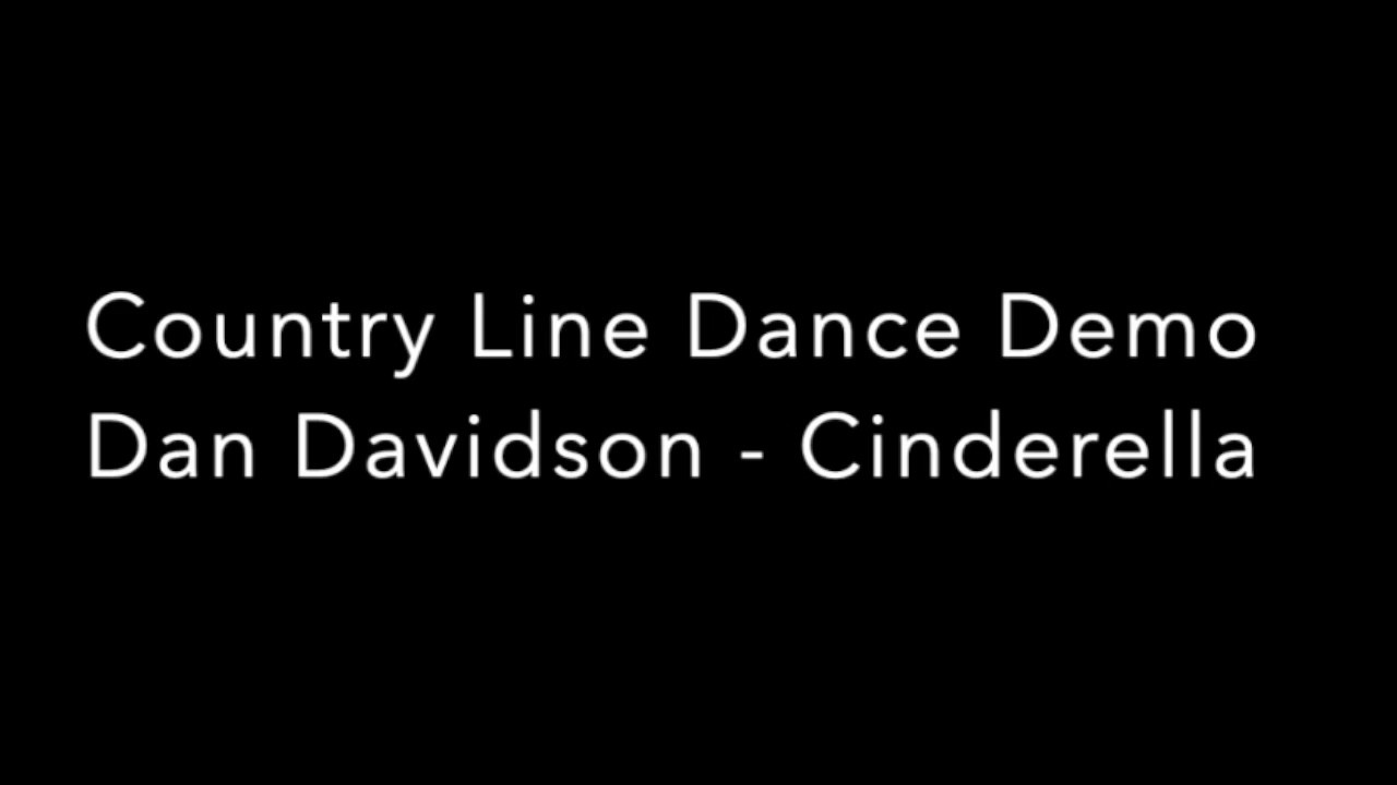 Country Line Dance Demo: Cinderella (Dan Davidson)