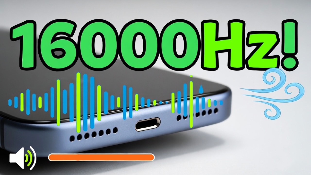 تنظيف سماعات الهاتف من الغبار والماء عن طريق ترددات (16000 Hz)