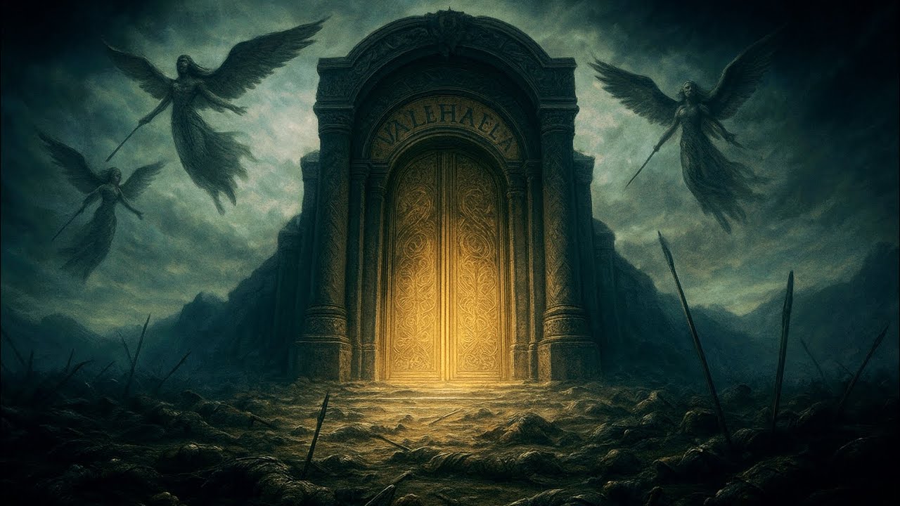 VALHALLA - English + Old Norse (Lyrics video) 
