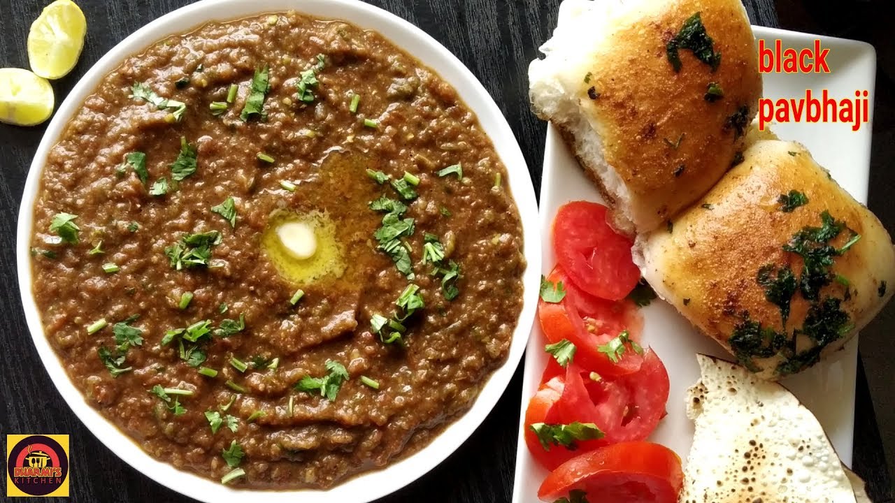 Mumbai Famous Street Food Black Pavbhaji | Homemade Pavbhaji Recipe | No Onion No Garlic