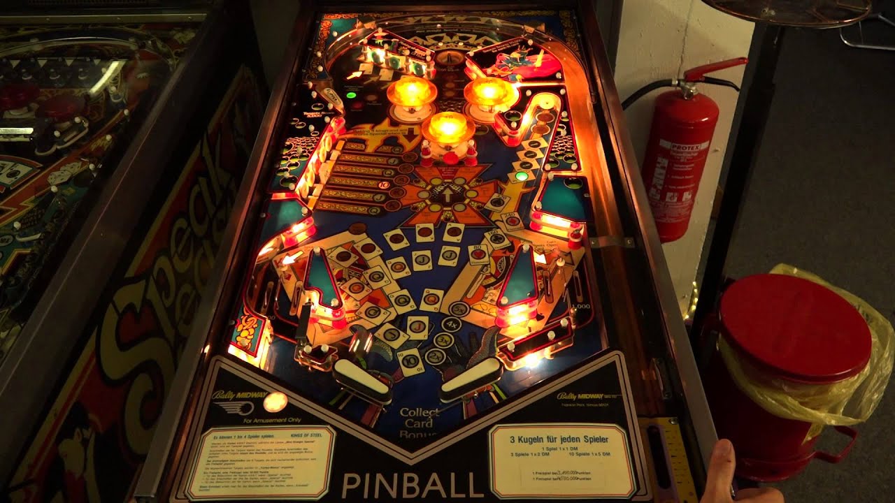 Kings of Steel (Bally, 1984) Flipper Pinball