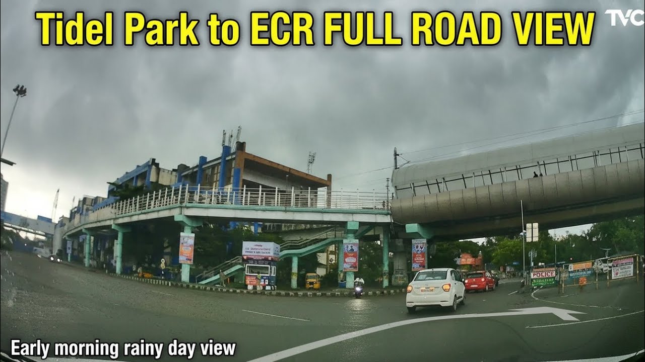 Early morning ECR Road view