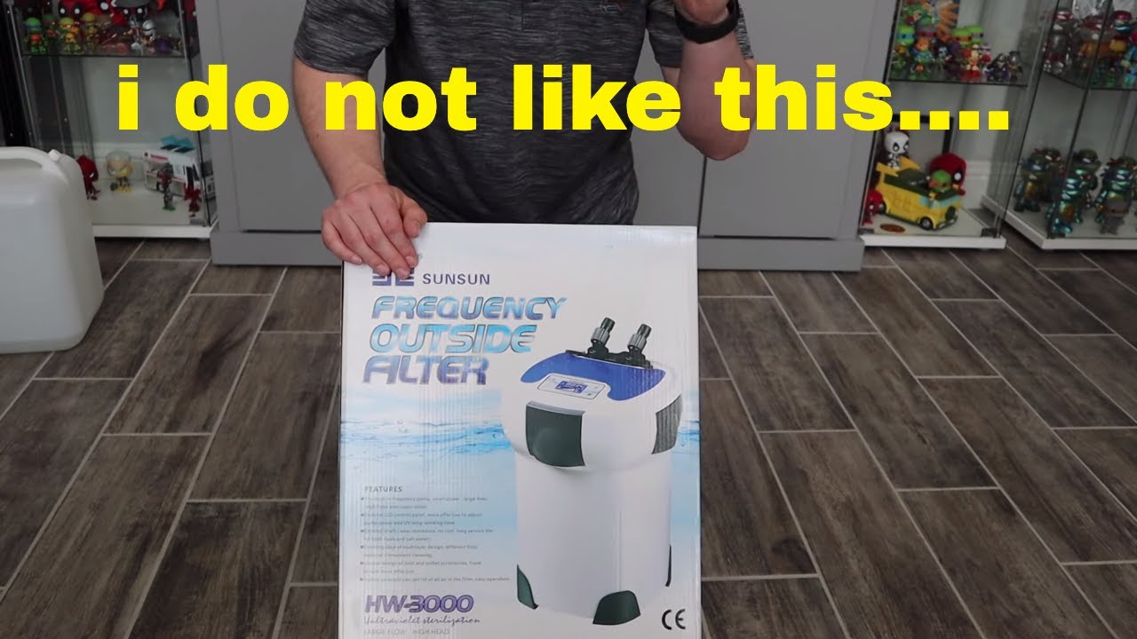 Распаковка аквариумного фильтра SunSun HW-3000