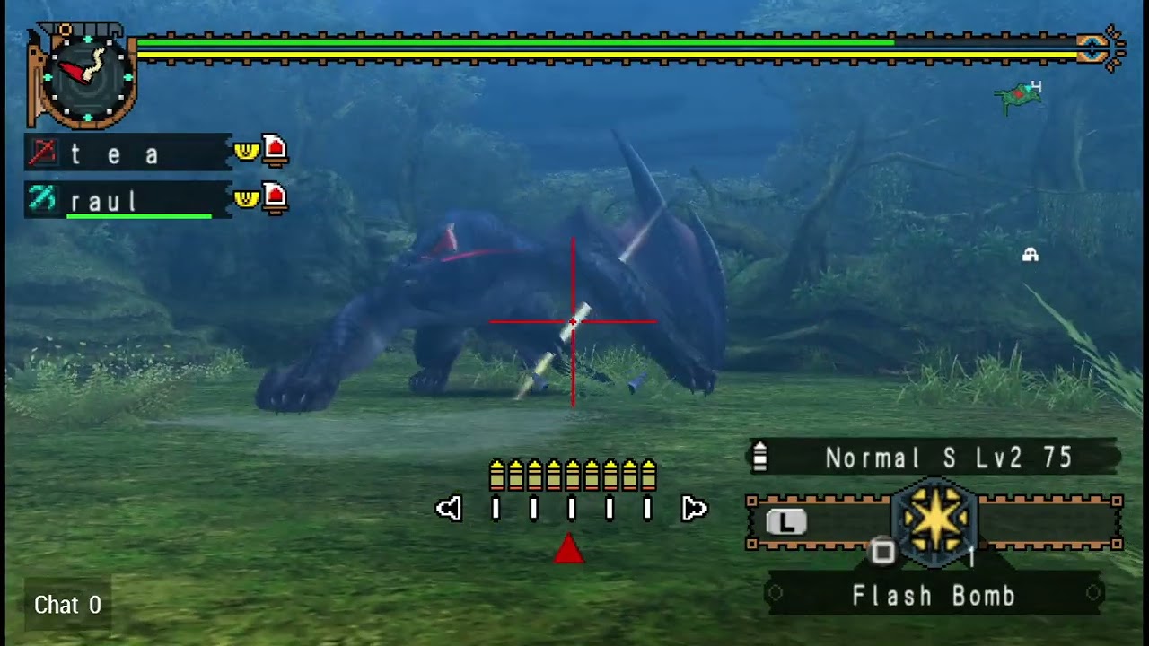 MHFU – Light Bowgun vs Nargacuga! Ever-Present Shadow (HR7 LBG Hunt)