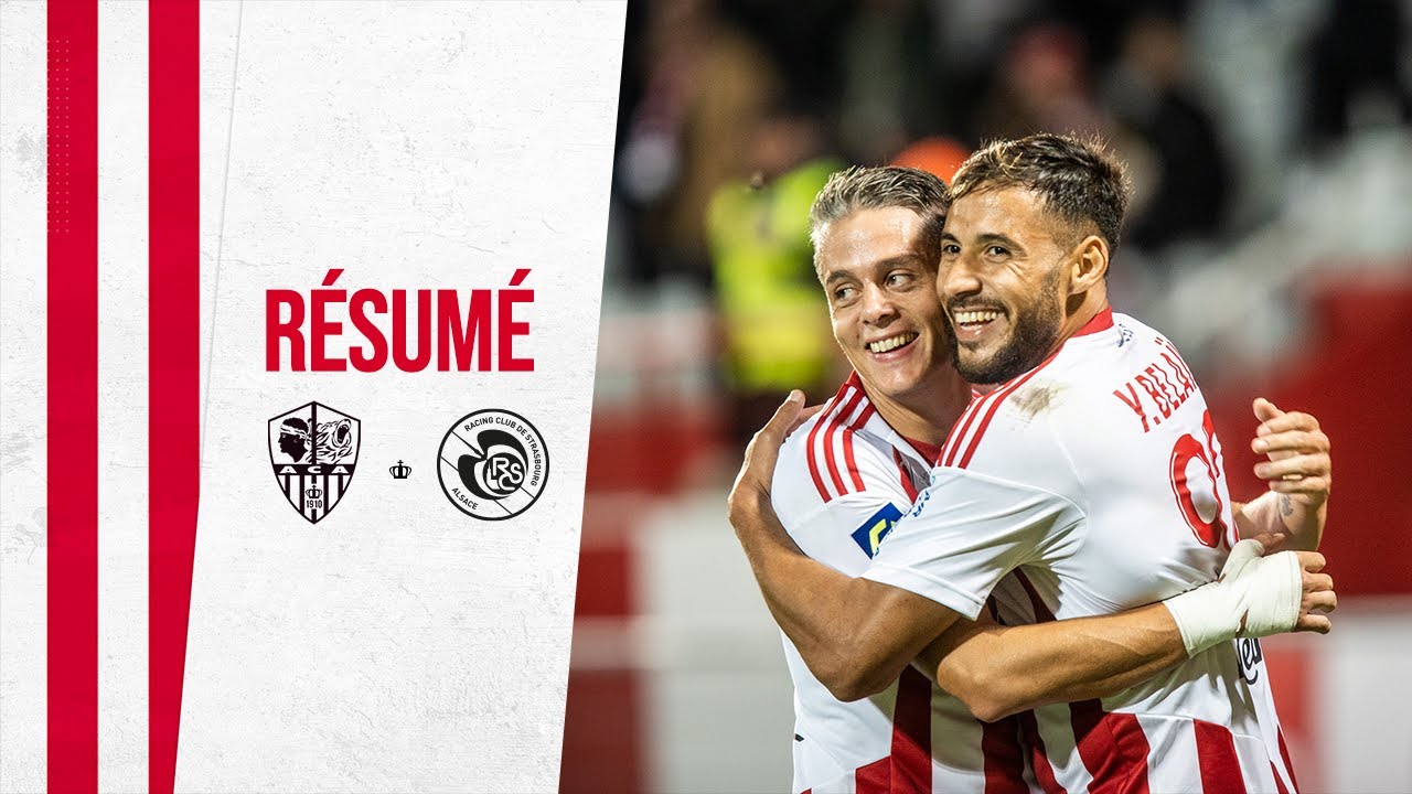 AC Ajaccio-RC Strasbourg (4-2) Résumé (ACA-RCSA) / 2022-2023
