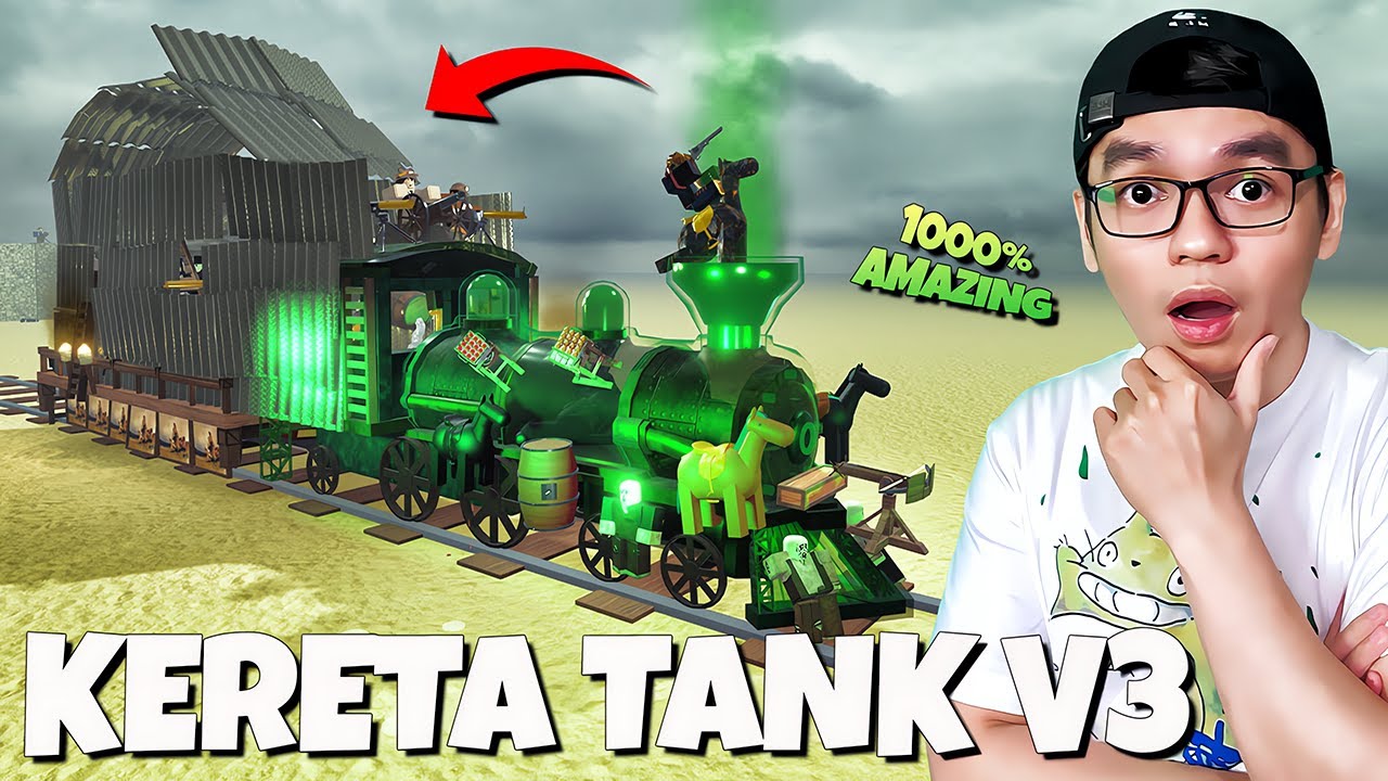 DIJAMIN 1000% SERU!! Rakit Kereta Rumah LANTAI 3 & By One Tesla VS Tycoon 🚂🏰🚂 | Dead Rails Indonesia