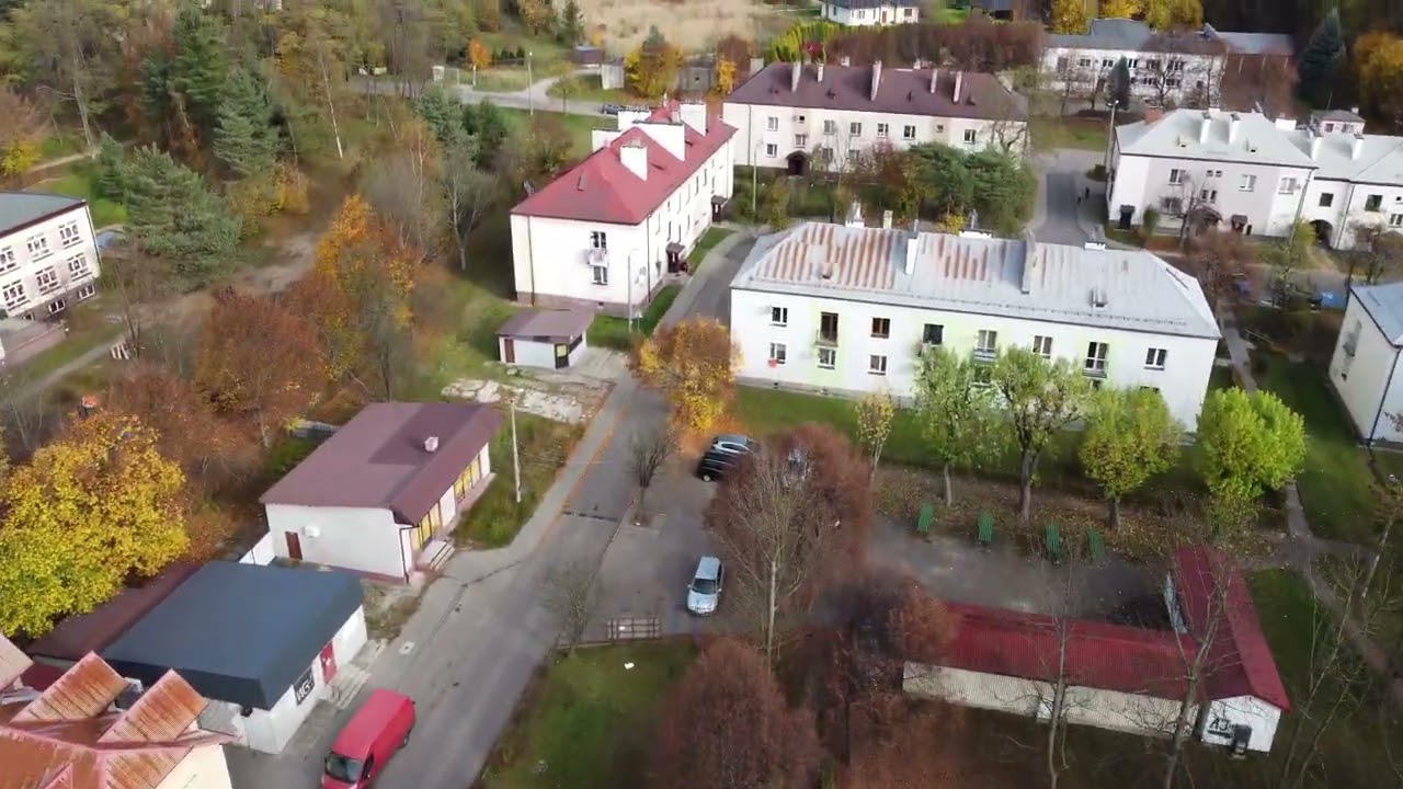Trzebinia osiedle Gaj 31.10.2022 Przelot dronem