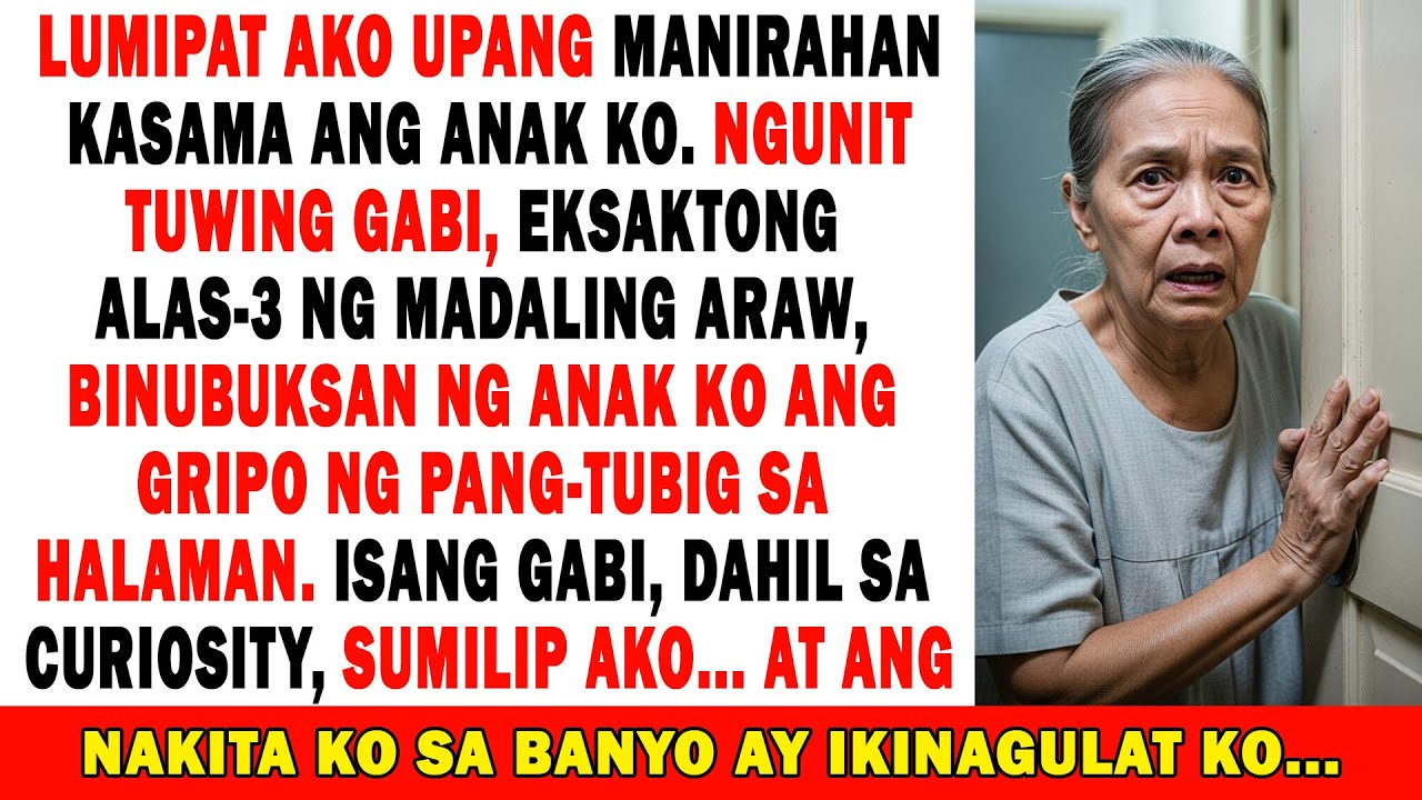 🏠Lumipat Ako Sa Bahay Ng Anak Ko. Nang 3Am, Tiningnan Ko Ang Banyo😱at Ang Nakita Ko'y Ikinagulat Ko