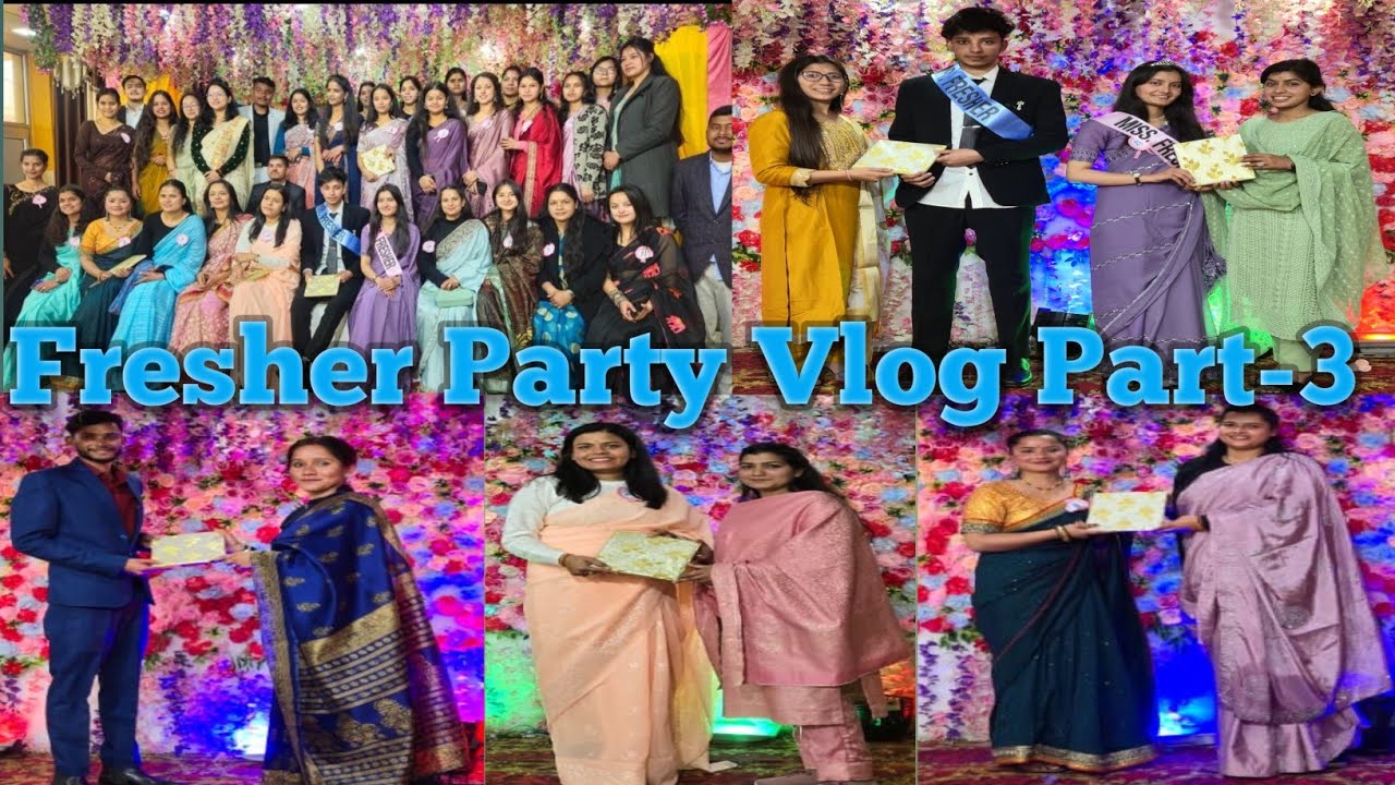Juniors ko di fresher party part -3