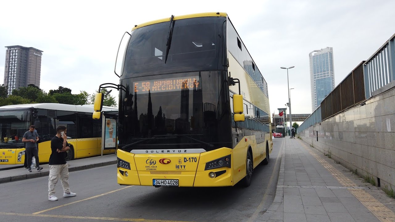 İETT | E-58 ile Esenkent - Mecidiyek&ouml;y Arası Otob&uuml;sle Seyahat