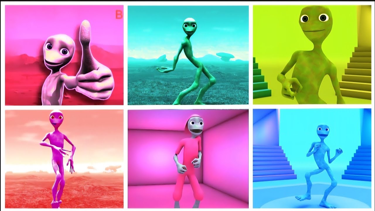 Epic Alien Dance  | Dame Tu Cosita Style Animation