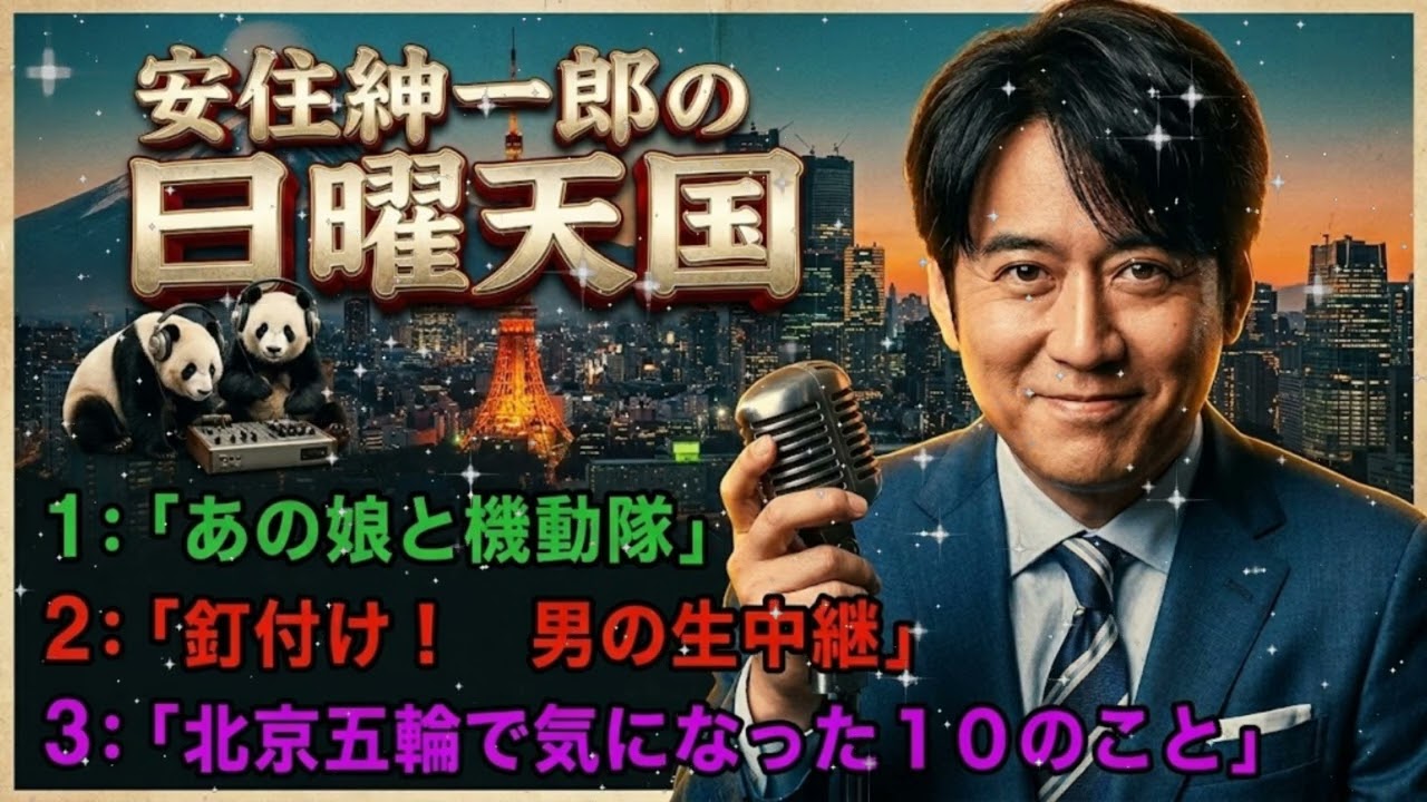 🧐 【爆笑神回】そこ見てたの!? 安住紳一郎の「北京五輪で気になった10のこと」｜日曜天国 作業・睡眠・ドライブ用BGM