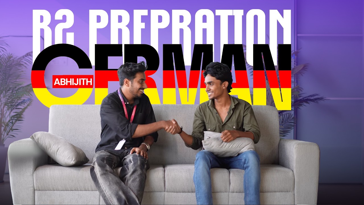 German B2 Preparation | Student interview | Abhijith