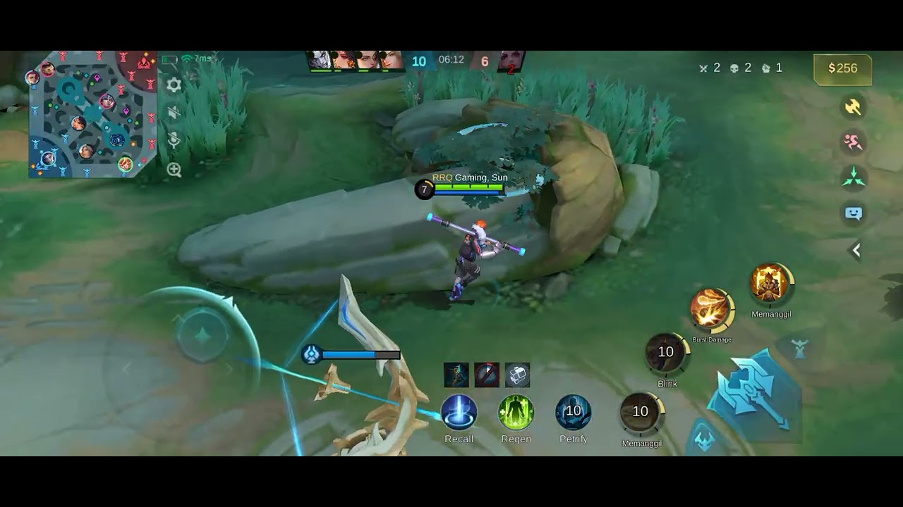 #mobilelegends Hero Badang Kasih Lock Tapi Alhasih Victory, Pakai Sun