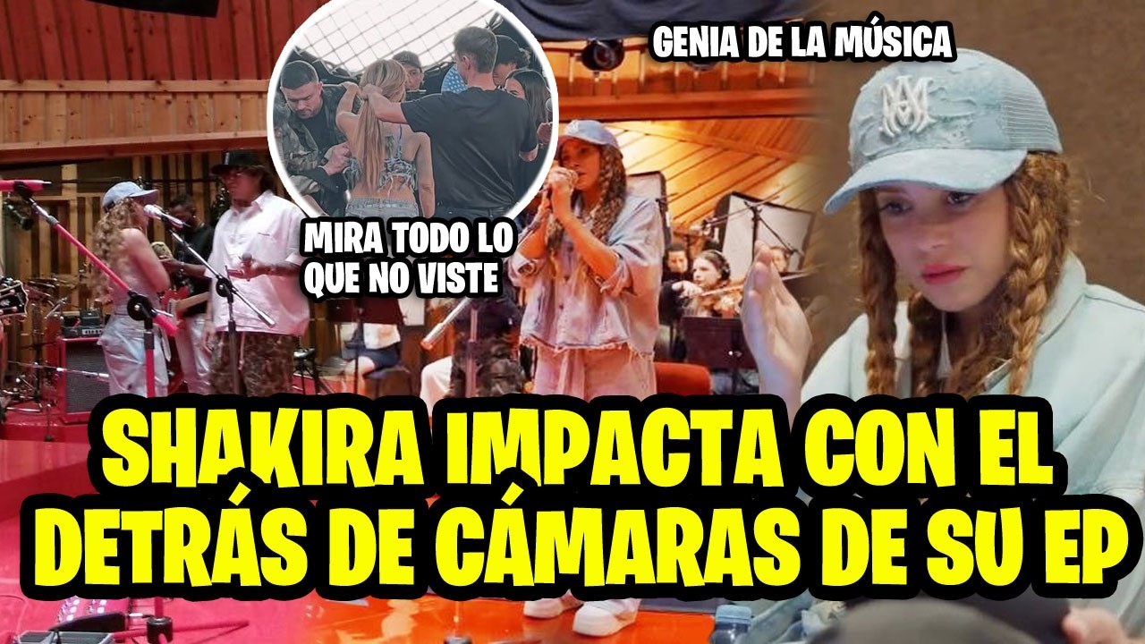 Así preparó Shakira su increíble versión de “La Pared”: lo que nadie vio del detrás de cámaras 🎻