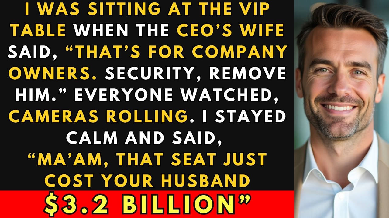 Arrogant CEO's Wife Grabs My VIP Seat At A Gala &mdash; So I Canceled Their $3.2B Investment