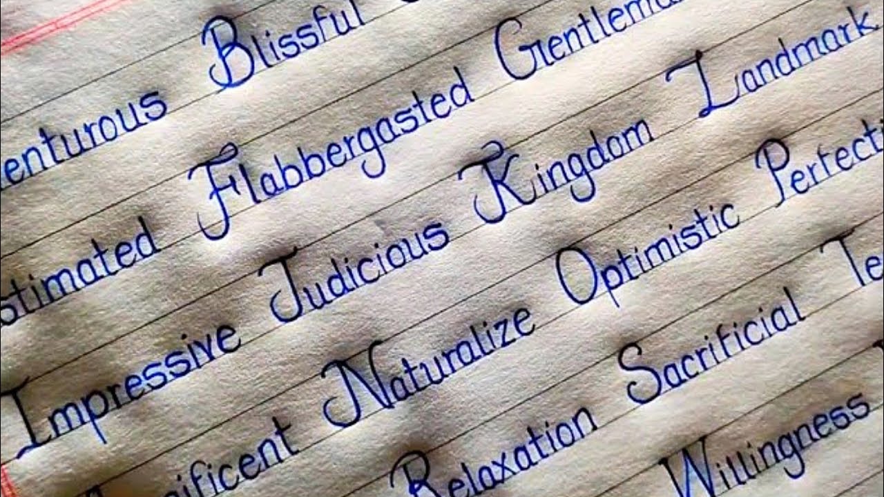 English handwriting practice| Neat and Clean handwriting| Improvement| A to Z alphabet practice word