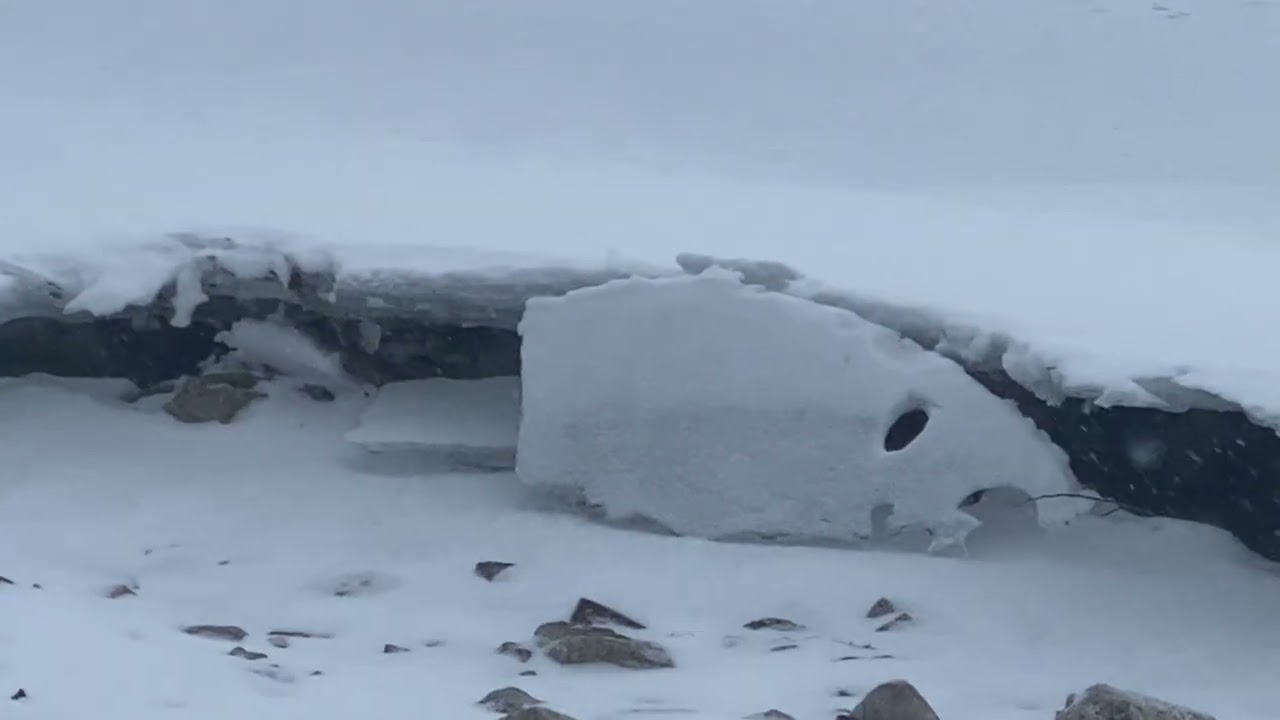 Cold and Ice with Ice Fishing on Bay of Quinte