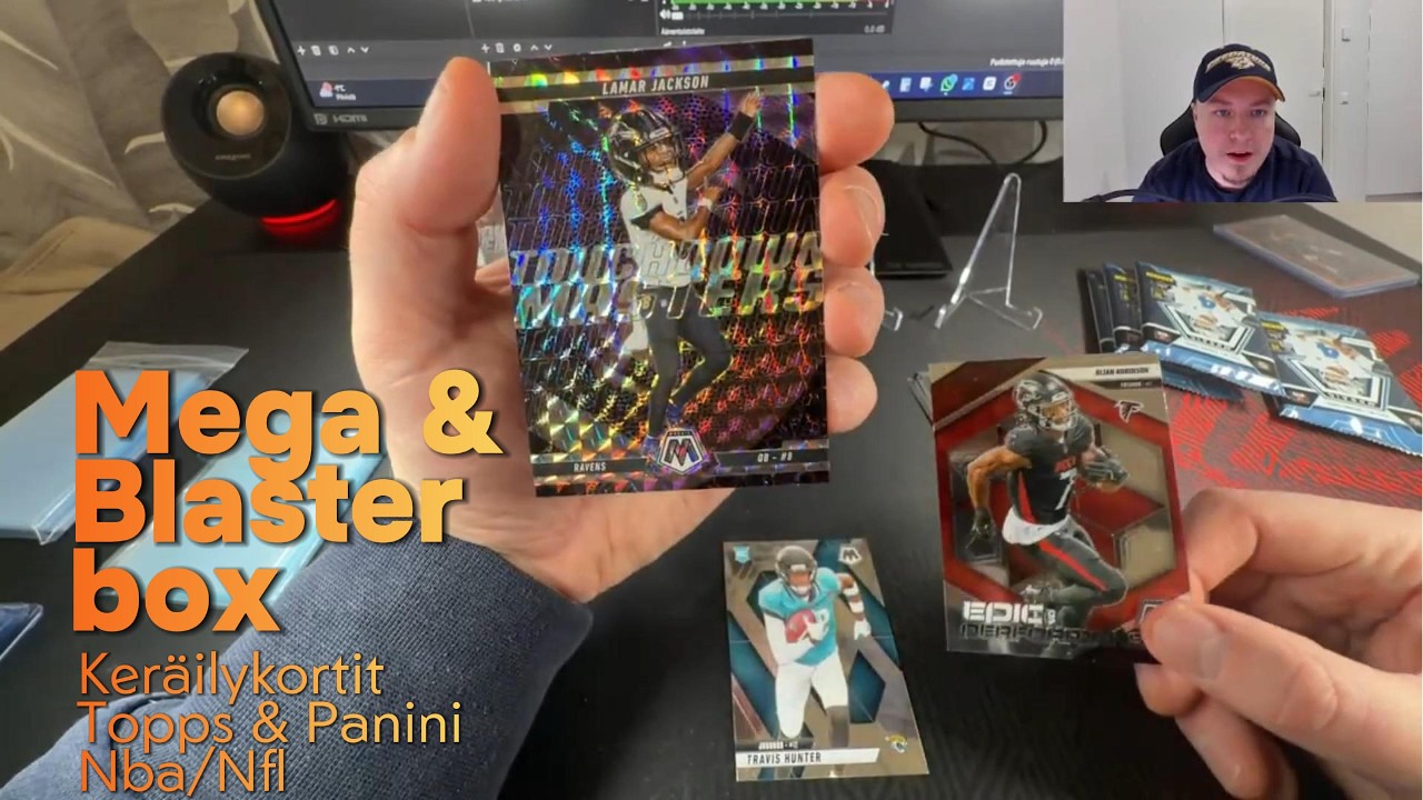 Unboxataan Topps ja Panini keräilykortteja. Harvinainen /5 kortti löydetty!