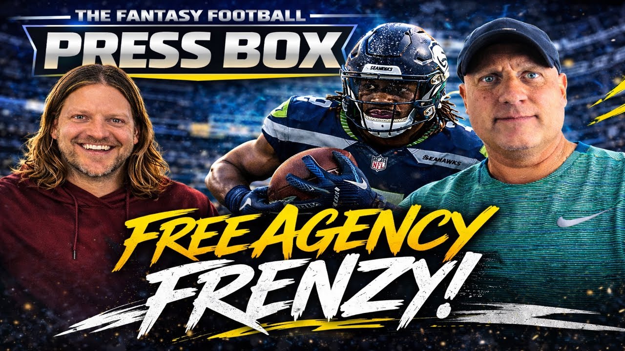 Fantasy Football Press Box - Free Agency Frenzy! Which Free Agent Means The Mo