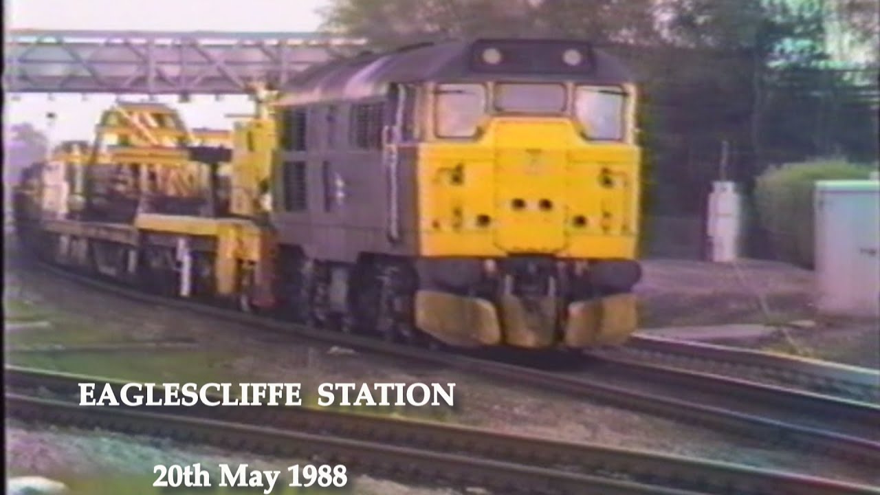BR in the 1980s Eaglescliffe Station on 20th May 1988