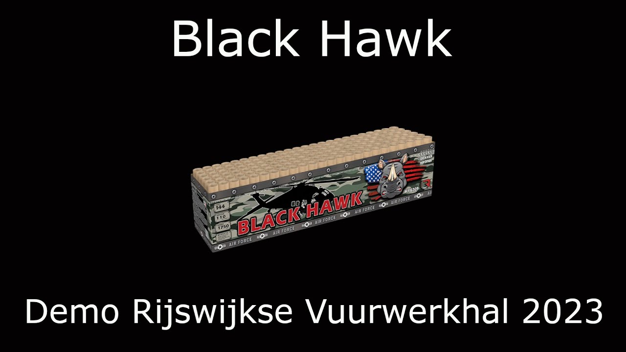 Black Hawk | Demo Rijswijkse Vuurwerkhal 2023 | China Red