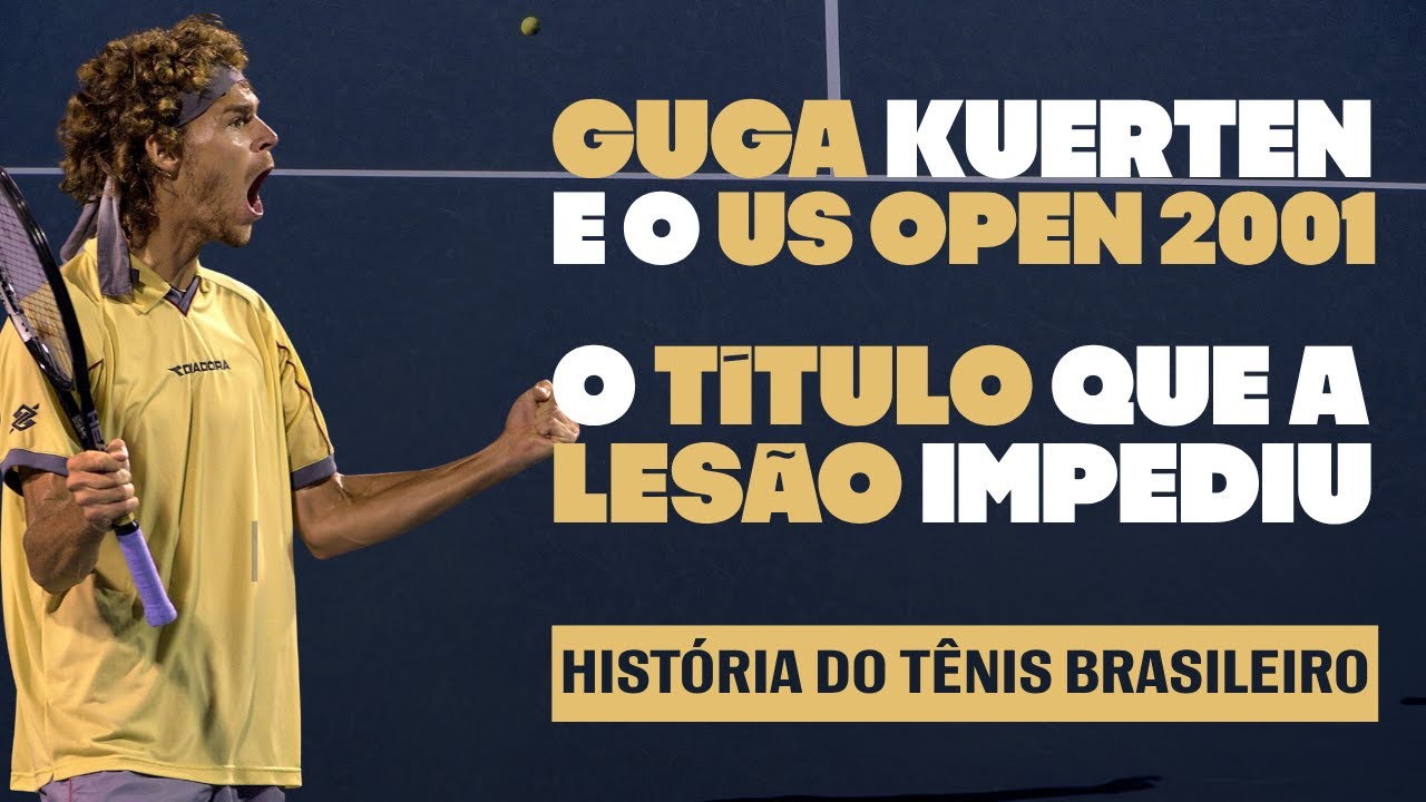 História | GUGA KUERTEN brilhou na QUADRA DURA em 2001 mas a LESÃO o impediu de vencer o US OPEN.