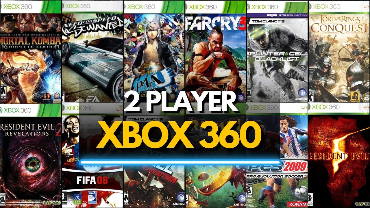 Топ 50 лучших игр для двоих на Xbox 360 (разделённый экран)