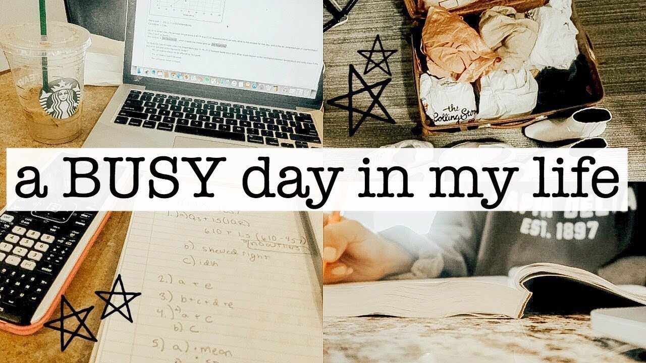 BUSY day in my life | studying, packing, dance practice, meal prep