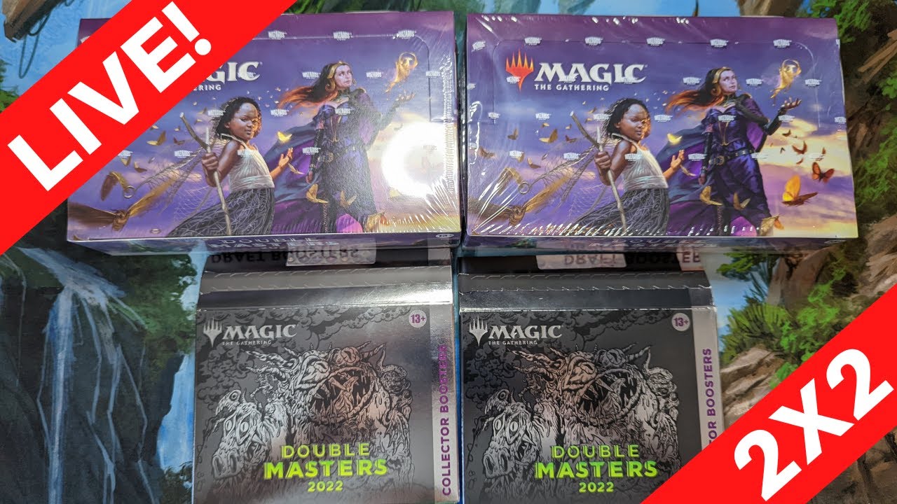 Double Masters 2022 | 2 Draft & 10 Collector Boxes! Opened Live on 07/05/22 #mtg