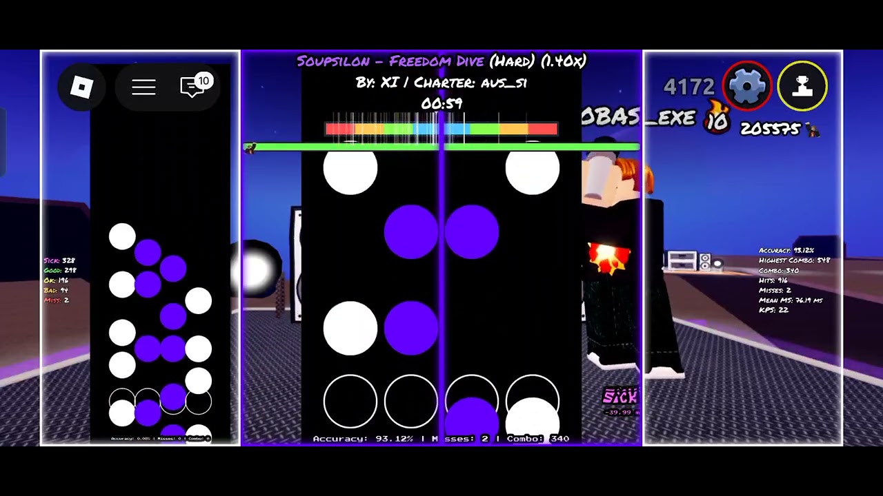 Funky Friday - FREEDOM DiVE 1.40x (93.43%) 9 Misses